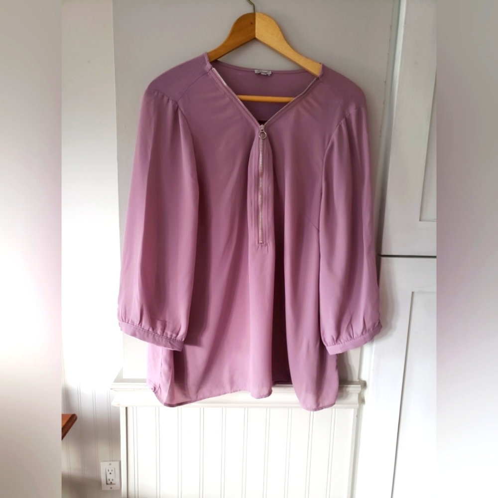 Kismet Lidia style 3/4 length sleeve blouse size XL